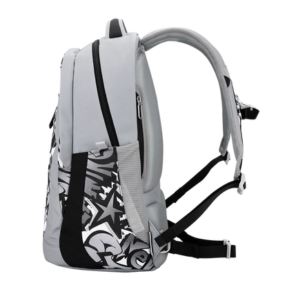 MA503P School Bag - Ever stop dreaming - Lt Grey