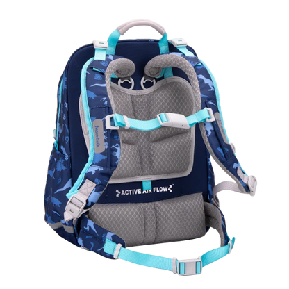 SP101P School Bag - Jurassic Adventure - Dark Blue