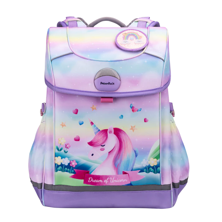 SP108P School Bag - Dream of Unicorn - Light Purple