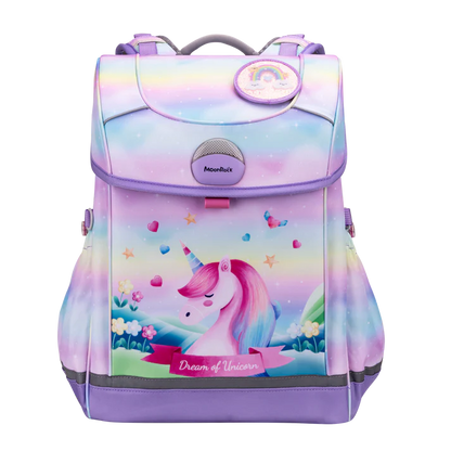 SP108P School Bag - Dream of Unicorn - Light Purple