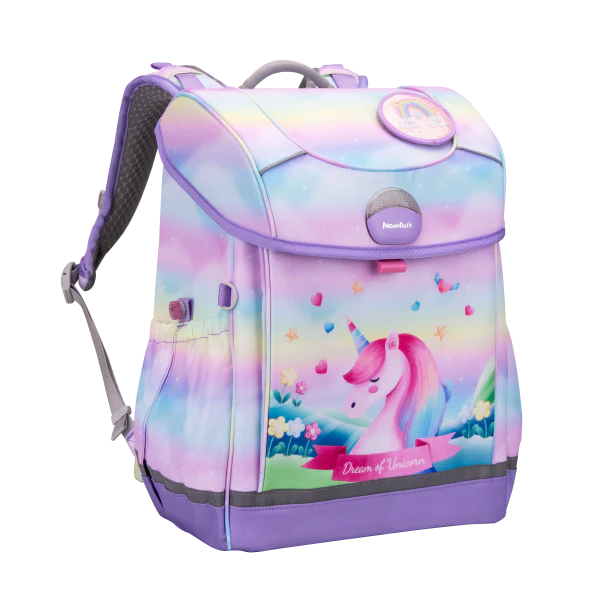 SP108P School Bag - Dream of Unicorn - Light Purple