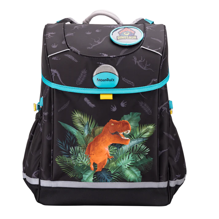 SP108P School Bag - Dinosaur Century - Black