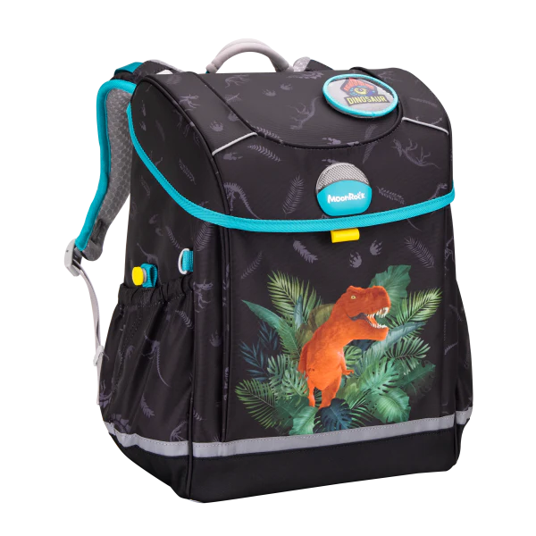 SP108P School Bag - Dinosaur Century - Black