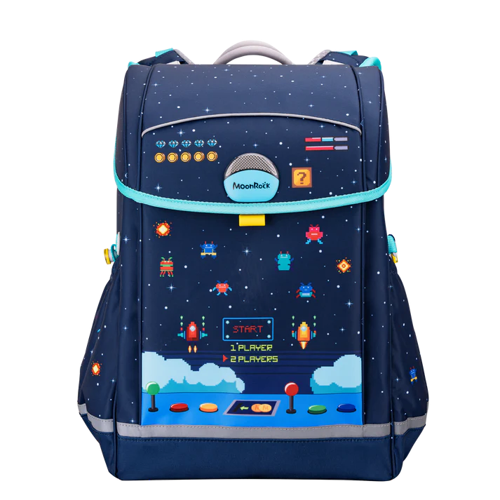 SP208P School Bag - Game Paradise - Blue