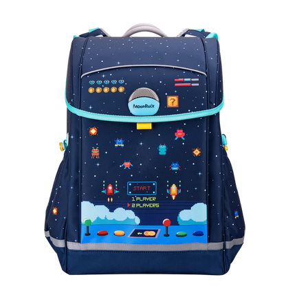 SP208P School Bag - Game Paradise - Blue