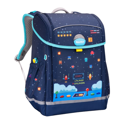 SP208P School Bag - Game Paradise - Blue