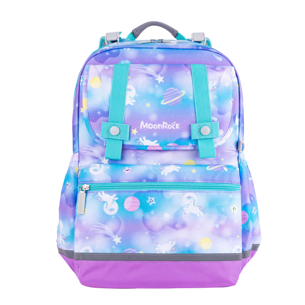 SS200P School Bag - Unicorn Galaxy - Purple Blue