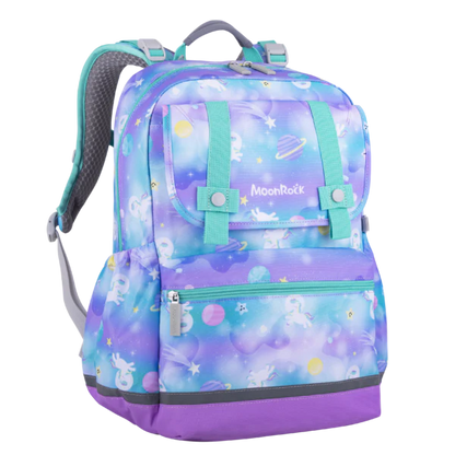 SS200P School Bag - Unicorn Galaxy - Purple Blue