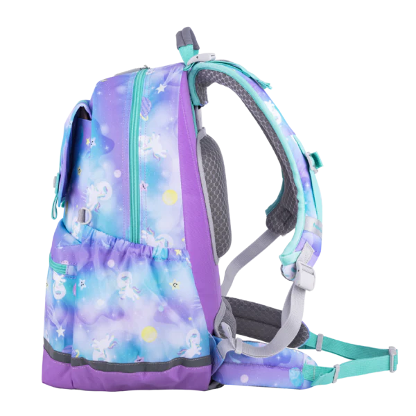 SS200P School Bag - Unicorn Galaxy - Purple Blue