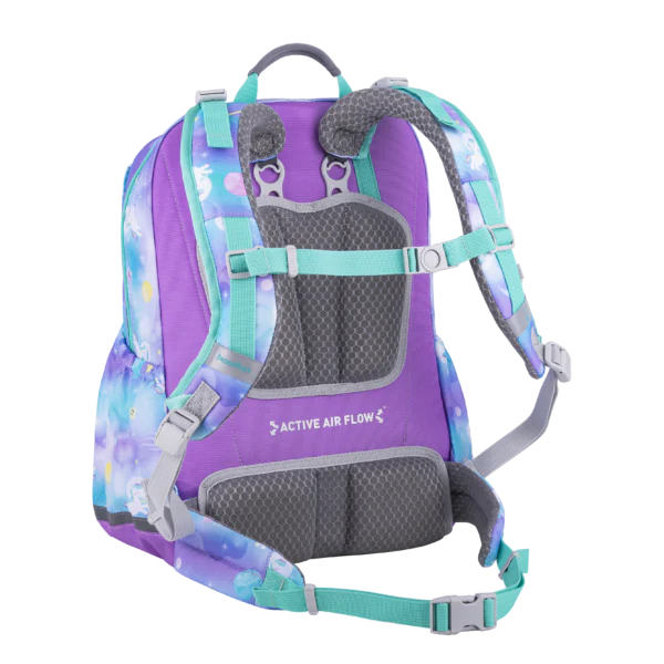 SS200P School Bag - Unicorn Galaxy - Purple Blue