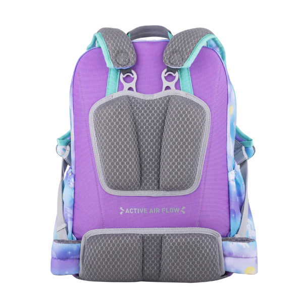 SS200P School Bag - Unicorn Galaxy - Purple Blue